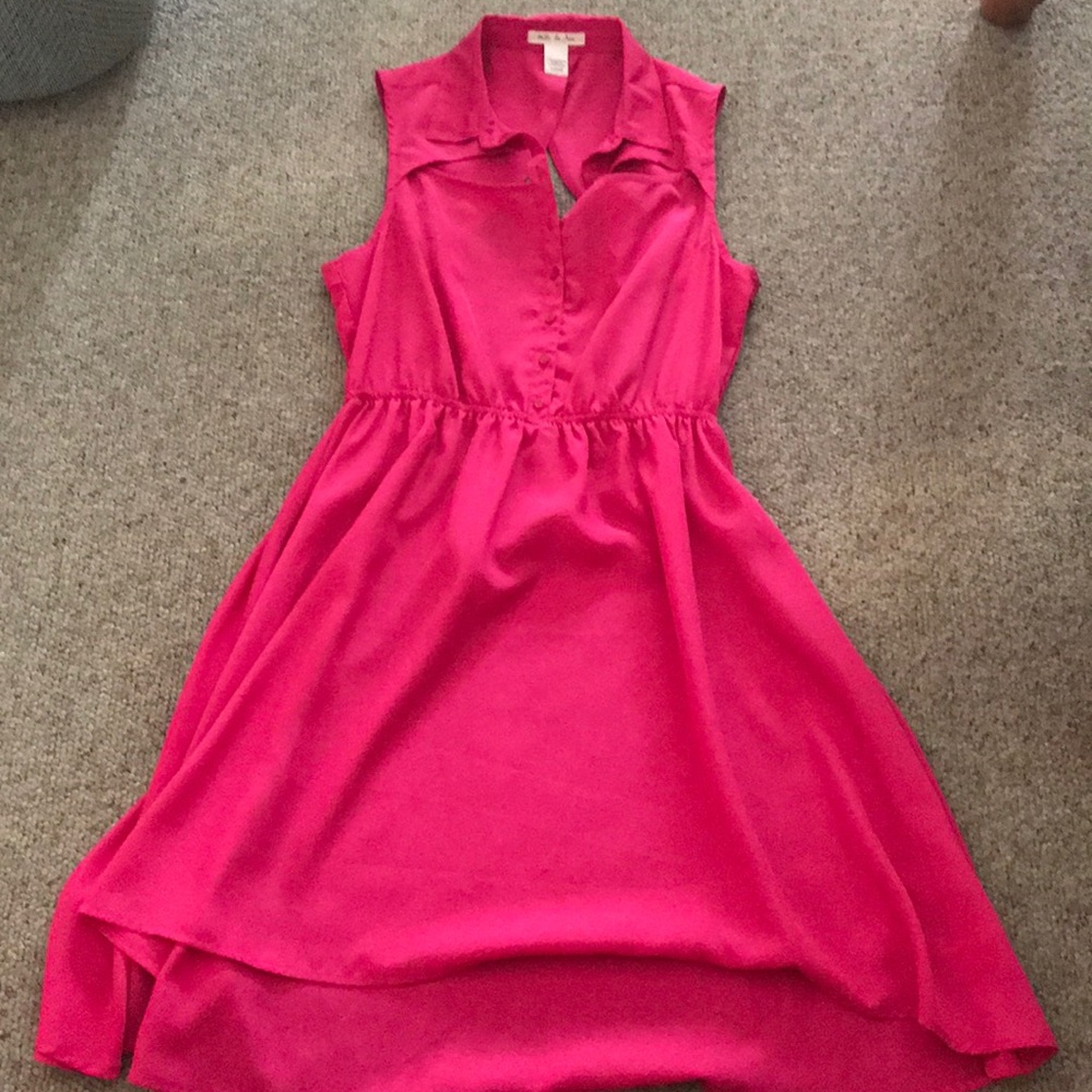 Bella Du Jour hot pink dress large